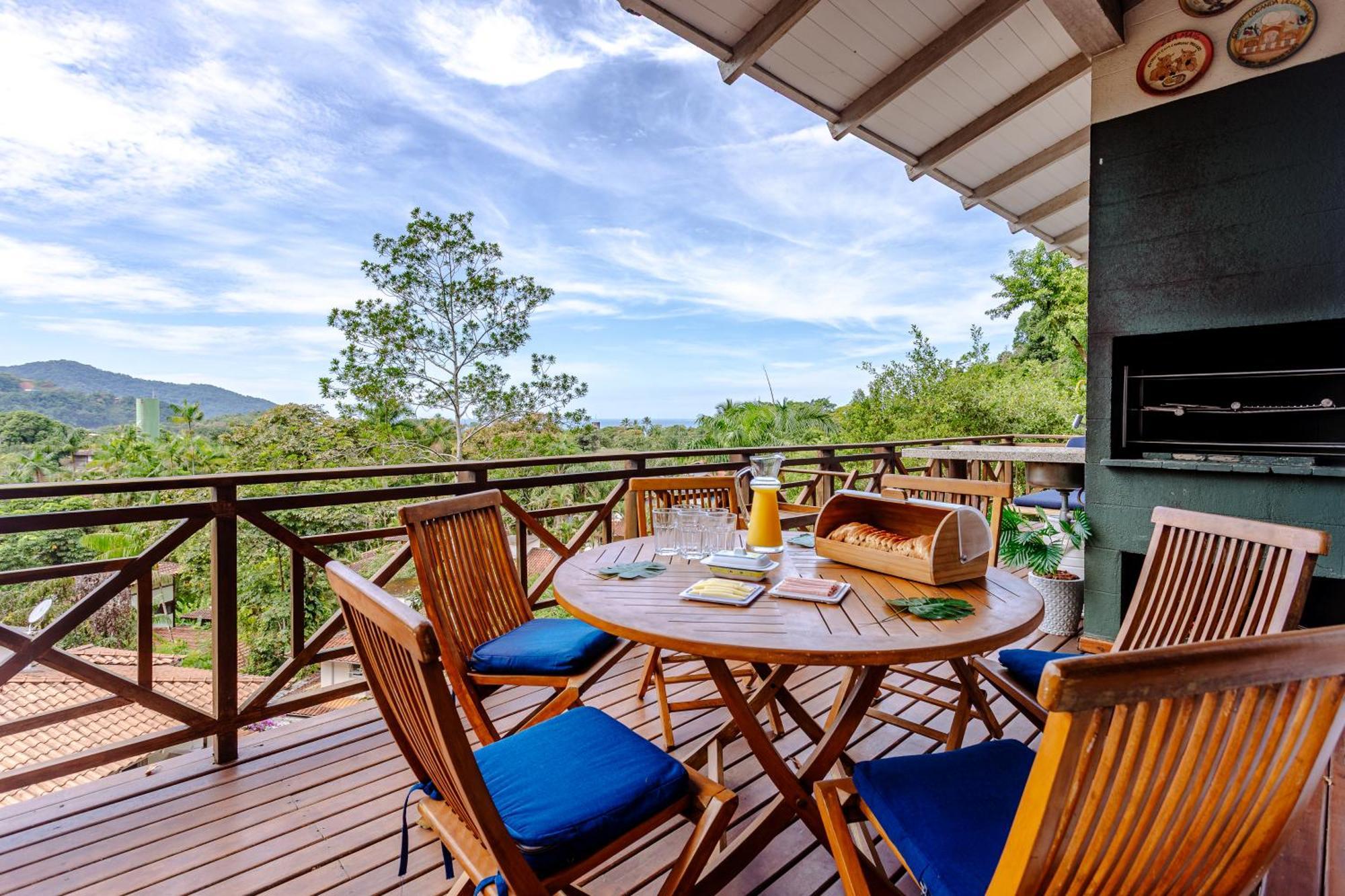 Casa Com Vista Incrivel E Jacuzzi | Brazilian Corner Villa Camburi  Bagian luar foto